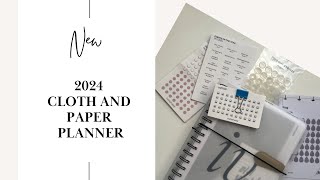 2024 Cloth and Paper planner  Author Life [upl. by Eilac]