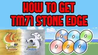 How to Get the TM71 Stone Edge in Pokemon HeartgoldSoulsilver [upl. by Adnale]