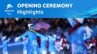 Beijing 2022 Opening Ceremony Highlights  Paralympic Games [upl. by Giffie]