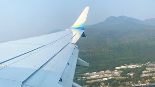 Alaska 737MAX9 Landing Ketchikan International airport KTN [upl. by Bonaparte617]