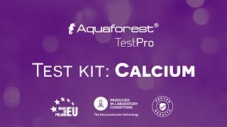 Aquaforest Calcium TestPro video tutorial [upl. by Patt]