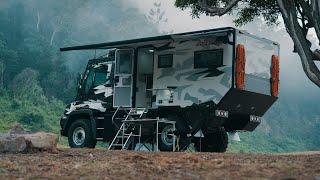 Unidan Global Explorer U218 Unimog expedition vehicle  Offroad [upl. by Amathist593]