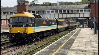 London to Holyhead Charter Special with 87002 IC Royal sovereign 47712 Scotrail Lady Diana Spencer [upl. by Ripp]