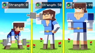 Upgrading Into The STRONGEST MAN In Minecraft Impossible [upl. by Normand]