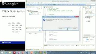 CPLEX Seminar Part 1 [upl. by Orodisi]