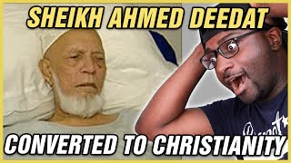 Sheikh Ahmed Deedat Converted to Christianity on His Deathbed  REACTION [upl. by Ynavoj]