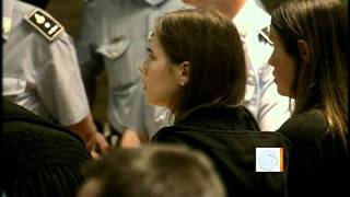 Amanda Knox Headed home with family [upl. by Etnor]