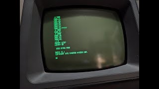 Synertek SYM1 6502 running BASIC on a serial CRT Terminal [upl. by Heyward]