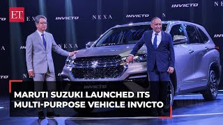 Maruti launches most expensive MPV Invicto starting Rs 2479 lakhs [upl. by Nileve]