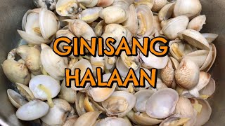 Ginisang Halaan Clams [upl. by Cacilie]