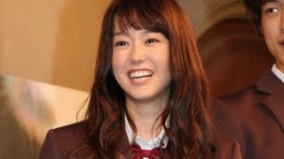 桐谷美玲、ミニスカ制服姿も「ぎりぎりアウト」映画「ヒロイン失格」完成報告会見1 Mirei Kiritani Heroine Shikkaku [upl. by Rochus493]