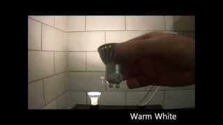 LEDIFY 4W GU10 LED vs 50W Halogen  High Quality Low Cost [upl. by Retnuh]