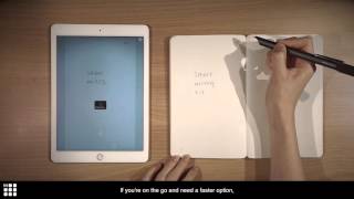 Moleskine Smart Writing Set tutorial [upl. by Gaddi]