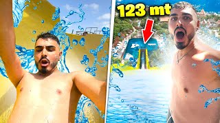 💦 😱 24 ORE NEL PARCO ACQUATICO PIÙ GRANDE DITALIA epico [upl. by Ymme517]