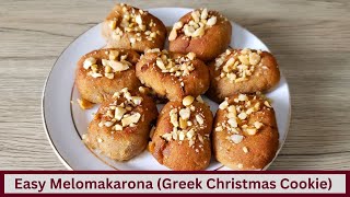 Easy Keto Melomakarona Greek Christmas Cookies Nut Free and Gluten Free [upl. by Aicilav784]