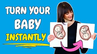 How to naturally turn a breech baby INSTANTLY with breech baby turning exercises and moxibustion [upl. by Akirehs357]