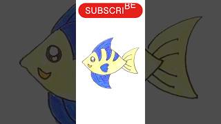 Easy Fish Drawing 🐟 drawing easydrawing youtubeshorts [upl. by Sink701]