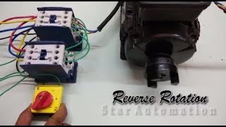 Wiring of Reverse Forward Motor Starter [upl. by Esertap]