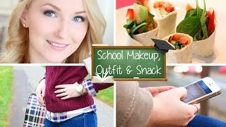 PERFEKTER Start in die SCHULE Makeup Outfit  Snack [upl. by Weiman]