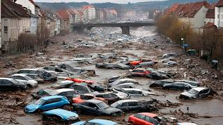 Austria will never be the same after such a flood Thousands of people are evacuated [upl. by Neillij]