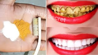 Teeth whitening and scaling at home in 1 minute you will get pearl white teeth [upl. by Ainoz]