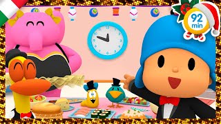 🍽️ POCOYO ITALIANO Il Grande Cenone di Capodanno  93 min   VIDEO e CARTONI ANIMATI per bambini [upl. by Harvard]