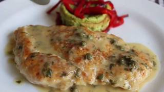 Chicken Piccata Recipe  How to Make Chicken Piccata  Chicken with Lemon Caper Sauce [upl. by Drusus]