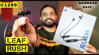 LEAF RUSH WIRELESS EARPHONES  BEST MIC FOR CALLING [upl. by Halle]