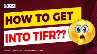 HOW TO GET INTO TIFR 😲🎓  TIFR Exam 2024  Lets Crack [upl. by Giselle]