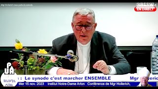 Mgr Hollerich nous parle du synode [upl. by Styles]