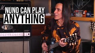 Nuno Bettencourt Proves He Can Play Anything [upl. by Darnoc205]