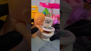 Satifying with Unboxing amp Review Miniature Toilet Flushing  ASMR Video no music asmrroleplay [upl. by Ecneitap653]