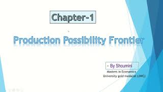 Production Possibility Frontier  with schedule and diagram Shift in PPC Economics [upl. by Tonnie236]