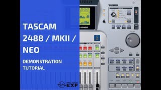 Tascam 2488 MKII Demonstration Tutorial Help [upl. by Seeto78]