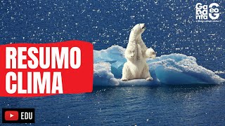 RESUMO FATORES E ELEMENTOS CLIMÁTICOS [upl. by Mycah]