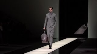 Giorgio Armani  2015 Fall Winter Menswear Collection [upl. by Eehsar448]