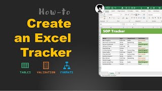 How to create an elegant fun amp useful tracker with Excel [upl. by Imled]