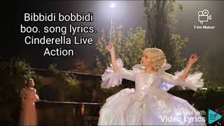 Bibbidi bobbidi boo song lyrics Cinderella Live Action [upl. by Notgnirrac]