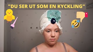 BLEKER HÅRET SJÄLV  Vlogg [upl. by Culbert]