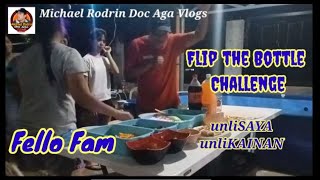 Flip the Bottle Challenge by Fello Fam  Unlisaya with Unlikainan [upl. by Cyrie]