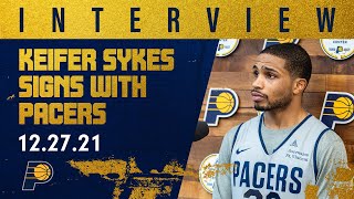 Keifer Sykes on Signing with the Indiana Pacers  Full Interview [upl. by Vivi]