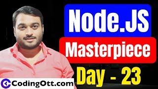 Day23 Use React with Node JS CORS body parser  Node JS Tutorial For Beginners in Hindi [upl. by Dazraf]