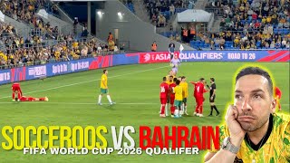 🇦🇺 AUSTRALIA vs BAHRAIN 🇧🇭  Socceroos Fifa World Cup Qualifier vlog and highlights fan cam [upl. by Dlaniger670]