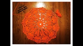 How to crochet easy doily Pattern 4 [upl. by Feucht]