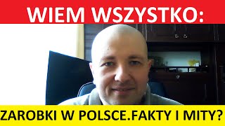 Zarobki w Polsce Fakty i Mity ciekawostki o zarobkach Polaków autokrytyk auto krytyk [upl. by Nnaitak469]