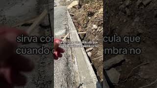 Proceso de construcción Guarnición de concreto [upl. by Bibeau]