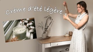 DIY CRÈME MAISON POUR LÉTÉ ULTRA LÉGÈRE  COMMENT FAIRE UNE CRÈME POUR LE VISAGE FAIT MAISON  🧡 [upl. by Lynnette]