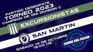 FINAL Excursionistas vs San Martín de Burzaco  EN VIVO [upl. by Nylaehs110]