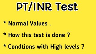 PTINR Test [upl. by Cleodal]