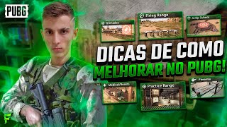 DICAS COMPLETAS DE COMO TREINAR E MELHORAR NO PUBG  FROGMAN SETTINGS [upl. by Amirak747]